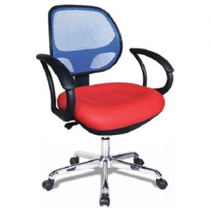 GHẾ GL101-M CHÂN MẠ ĐẸP - MẪU GHẾ LƯỚI XOAY NHÂN VIÊN VĂN PHÒNG