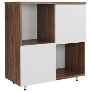 Tủ tài liệu gỗ Hòa Phát LUX880-2T1
