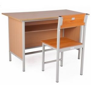 MẪU BÀN LÀM VIỆC GIÁO VIÊN - BÀN GIÁO VIÊN XUÂN HÒA MẶT GỖ CHÂN SẮT BGV-01-00
