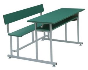 BỘ BÀN GHẾ HỌC SINH HÒA PHÁT - MẪU BÀN HỌC ĐÔI BẰNG SẮT ĐẸP BHS103C