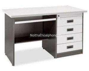 BÀN IKEA 1M6 - MUA BÀN LÀM VIỆC GỖ MFC XUÂN HÒA BVP-3S-04HB