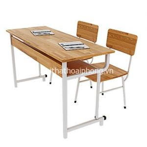 MẪU BÀN HỌC CHO BÉ BẰNG GỖ TỰ NHIÊN - BÀN HỌC CẤP 1 BHS-19-05CS